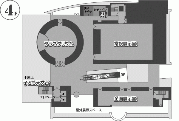 フロアマップ4階の画像